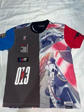 Post Game Factory Racing F1 Inspired Graphic T-Shirt Large Williams BMW Style